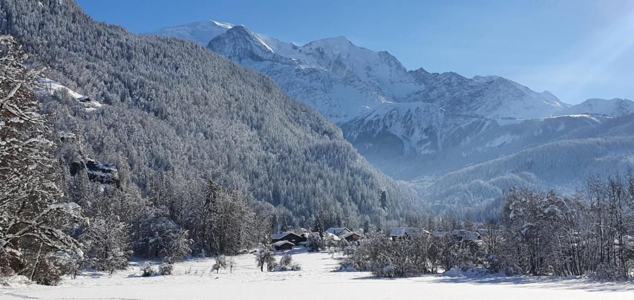 Magnifique Chalet Dans La Vallee De Chamonix Servoz Exterior foto